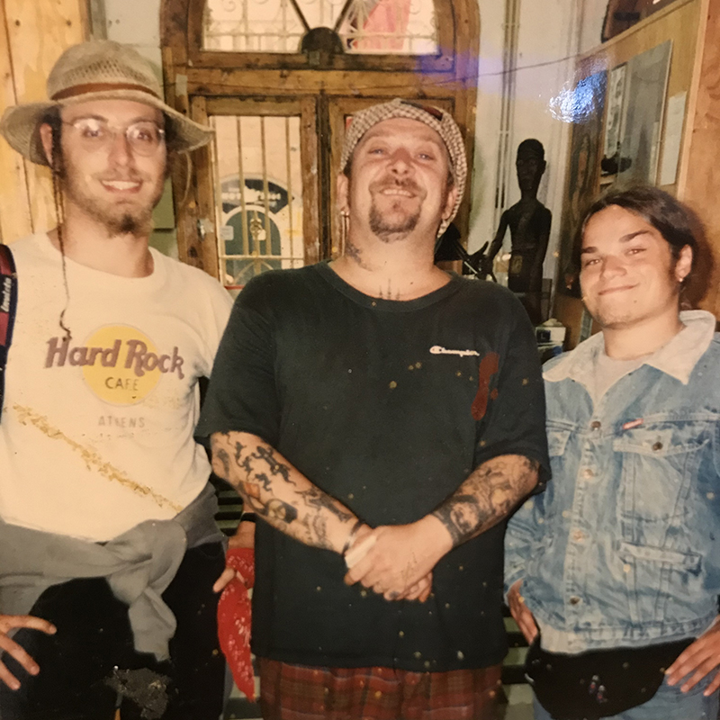 Il Messia e Henk Schiffmacher, Amsterdam Tattoo Museum 1996