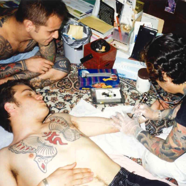 A Yokohama dal maesto Horiyoshi III con Giancarlo Oneto 1998