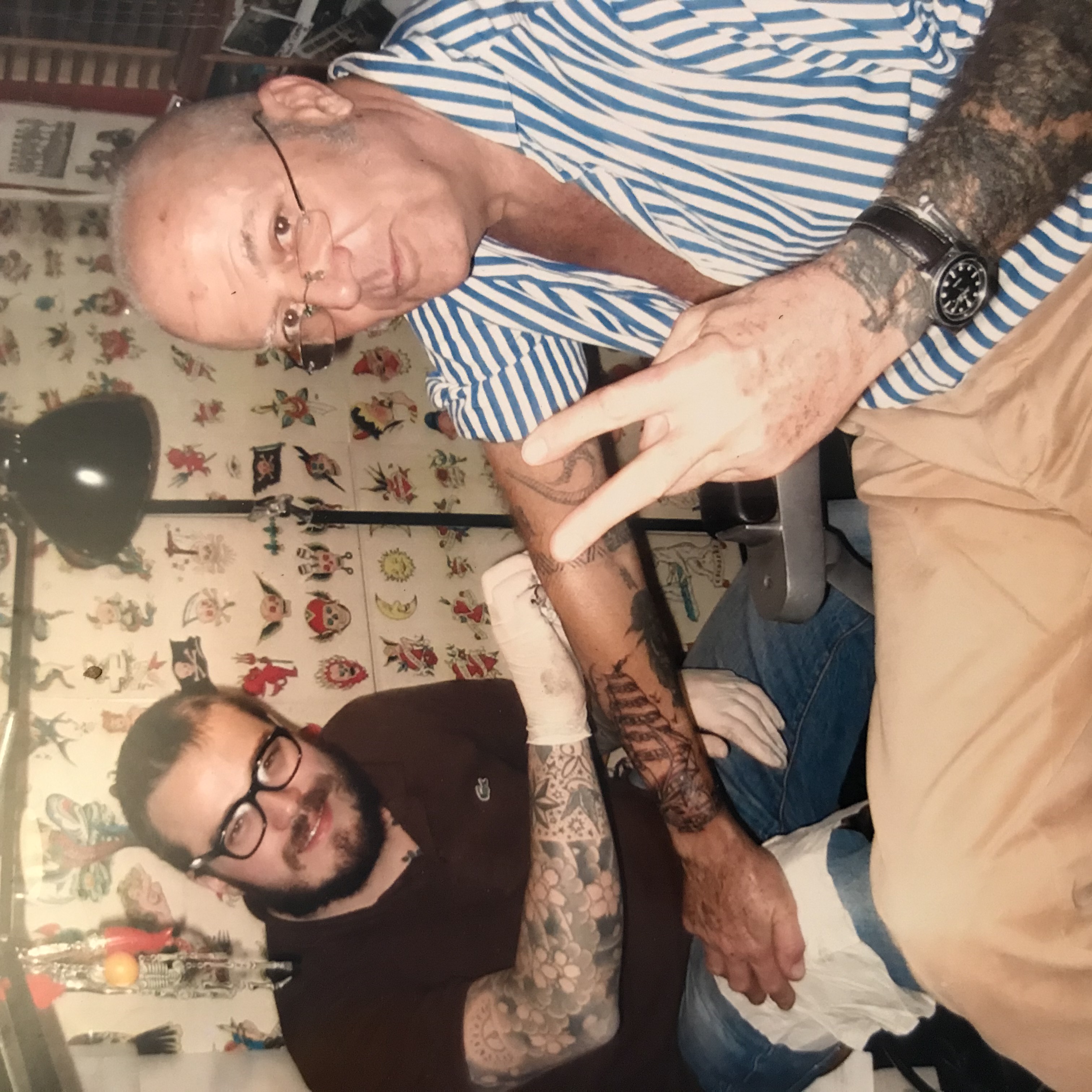 Tatuando il maestro Fercioni 2007
